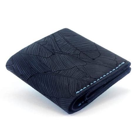 Dark blue handmade wallet made of genuine Italian leather! Buy now!