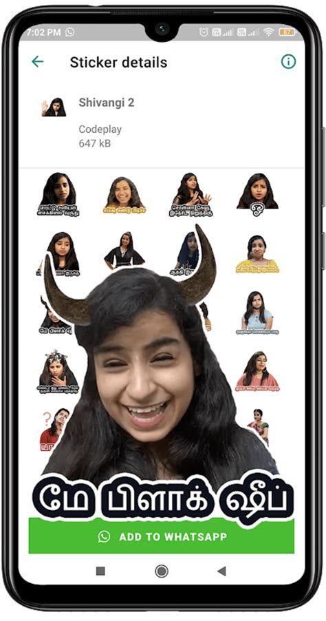Sivaangi Alice Shivangi Sticker Cook With Comali Apk For Android