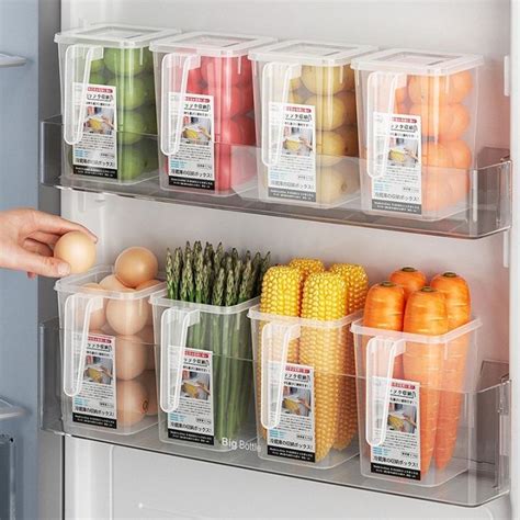 New Refrigerator Food Classification Storage Box Freezer Side Door