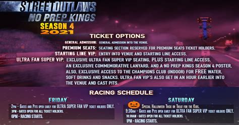 Street Outlaws Street Outlaws No Prep Kings at Texas Motorplex tickets