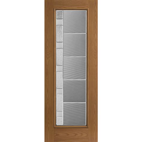 Blt X Belleville Series Woodgrain Textured Door Full Lite With