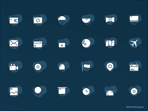 Icon Set "DARK THEME" on Behance