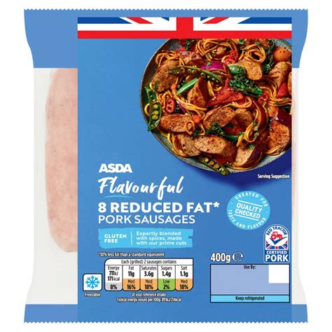 Asda Flavourful Reduced Fat Pork Sausages Is Not Halal Halal Check