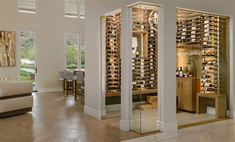 Wine Display In 2024 Contemporary Wine Cellar Cellar Design Custom