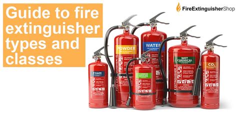 Guide To Fire Extinguisher Types And Fire Classes - Fire Extinguisher Shop