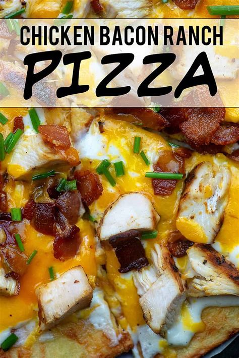 Chicken Bacon Ranch Pizza That Low Carb Life