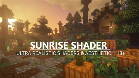 Sunrise Shader Renewed Mcpe Bedrock Mc Mod Net