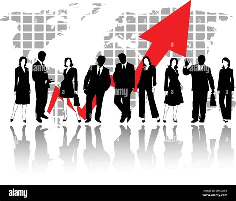 the vector business silhouette Stock Vector Image & Art - Alamy