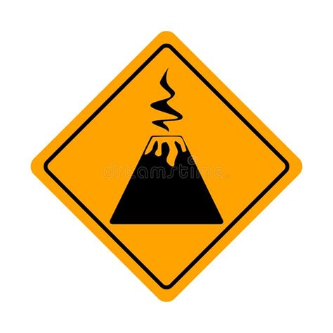 Volcano Eruption Warning Stock Vector Illustration Of Force