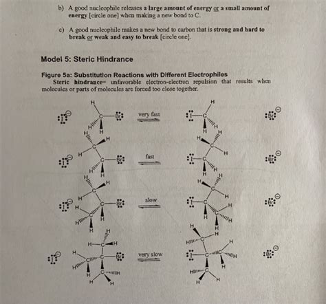 Solved ChemActivity 12 One Step Nucleophilic Substitution Chegg