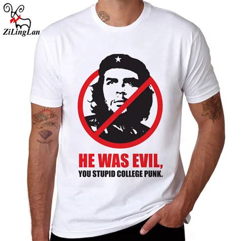 Hero Che Guevara T Shirt Tops Tees Cotton Men T Shirts Short Sleeve Tee