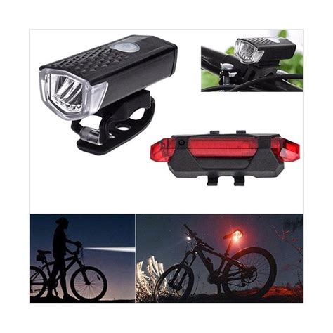 Jual Best Lampu Led Usb Rechargeable Untuk Depan Belakang Sepeda Di