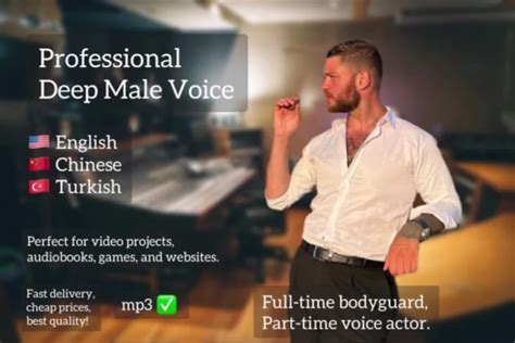 Do Professional Character Voices For Your Project By Voicebodyguard Fiverr