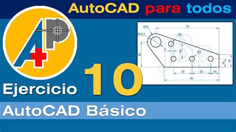 Autocad Básico Ejercicio 10 Youtube