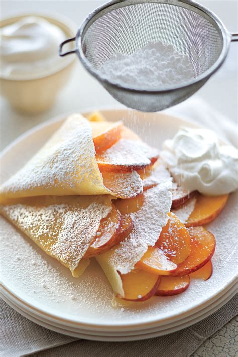 Peaches And Cream Crepes Williams Sonoma Taste