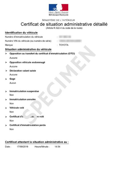 Certificat De Non Gage Gratuit Et Imm Diat Pdf