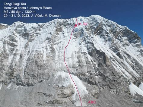 New Czech Climb On Tengi Ragi Tau In Nepal By Marek Disman Jakub Vl Ek