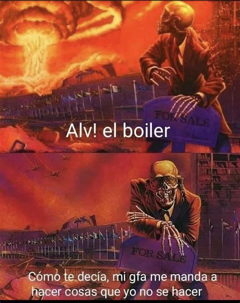 Alv El Boiler Skeleton Looking At Explosion Como Te Dec A Know