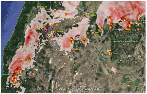 Air Quality Modeling Forecast Maps - August 12-14