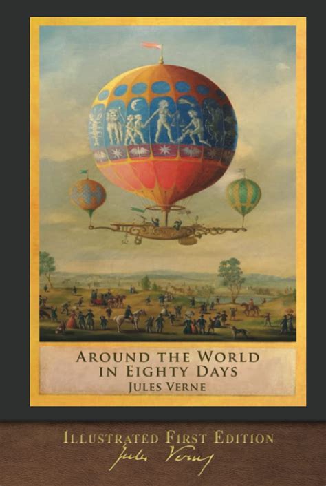 Around The World In Eighty Days Illustrated First Edition 100th