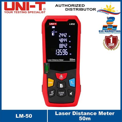 UNI-T LM50 Laser Distance Meter Millimeter Accuracy LM-50 – Kinmo PW ...