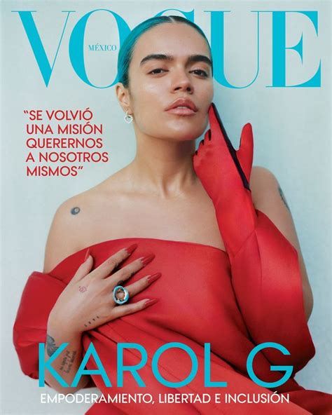 Karol G deslumbra en su primera portada para Vogue México y