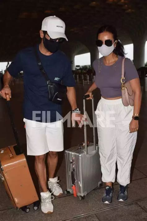 Rajkummar Rao and Patralekha clicked at the airport | Filmfare.com