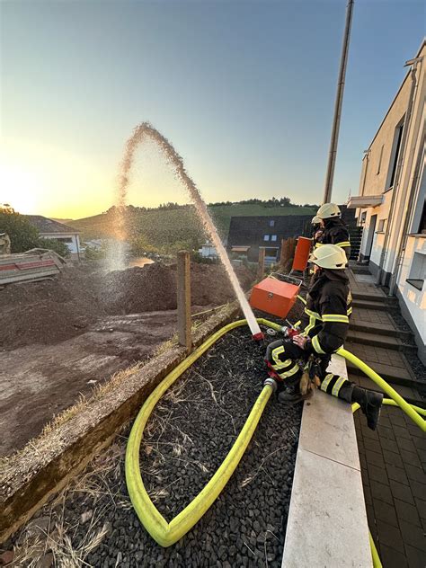 Stadt Trier On Twitter Bilder Von Der Einsatzstelle So Sieht Es