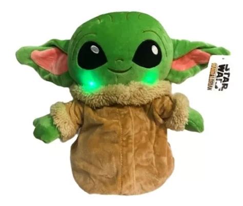 Peluche Baby Yoda Con Luz Y Sonido Star Wars Meses Sin Intereses