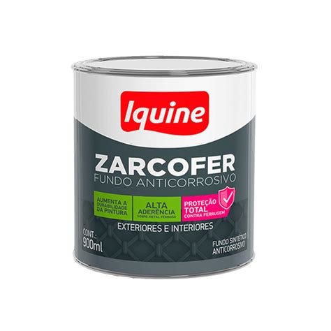 Fundo Anticorrosivo Para Metais Laranja Zarcofer 3 6L Iquine