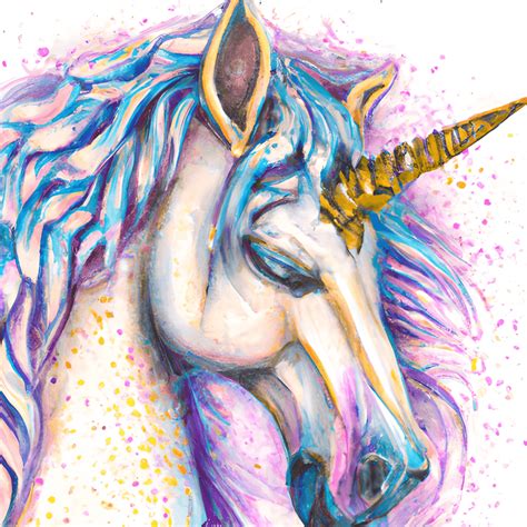 Unicorn with Glitter · Creative Fabrica