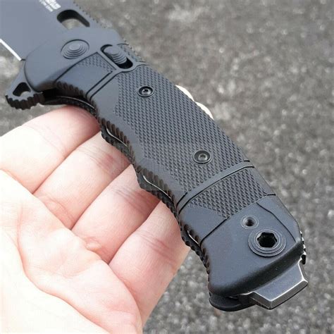 SOG Seal XR Folding Knife 3.9" S35VN Steel Blade Glass Reinforced Nylon ...