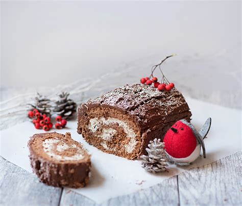 Mocha Yule Log Buche De Noel Obsessive Cooking Disorder