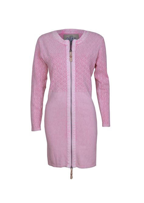 COOL OG FEMININ LANG CARDIGAN ROSA Piece Of Blue