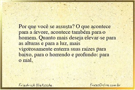 Por que você se assusta O que Friedrich Nietzsche Frases OnLine