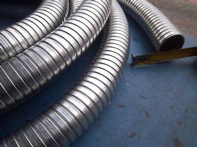 In Exhaust Flex Pipe Id X Ft Inches Galvanized Flexible