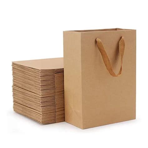 Recycled Medium Paper Carrier Bags - Kraft Paper Bags | Worldwide Bags