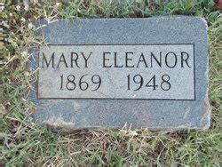 Mary Eleanor Coalson Coulson Find A Grave Memorial