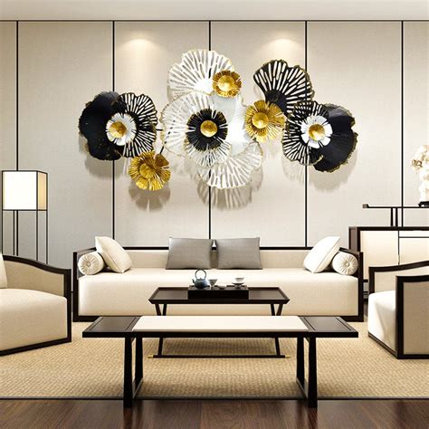 Modern Metal Wall Art For Living Room | Baci Living Room