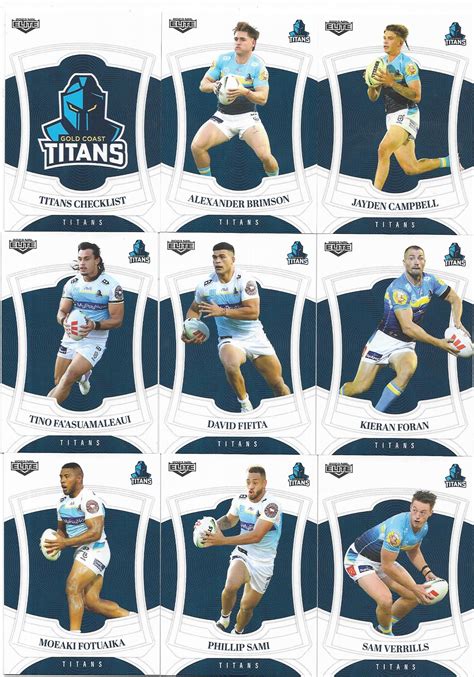 2023 NRL Elite Team Set - Titans - APT Collectables