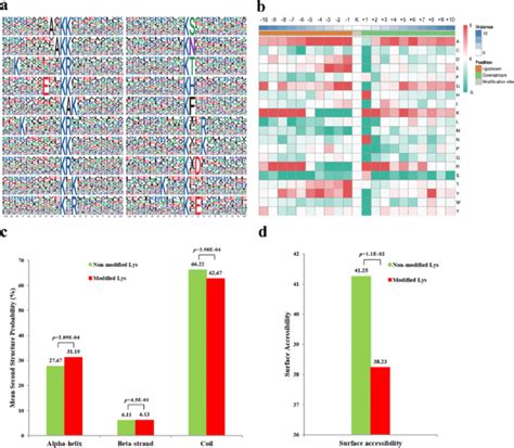 Bioinformation Analysis Of Lysine Acetylated Sites A Acetylation