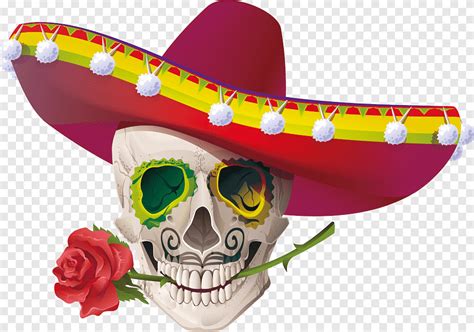 Caveira Cabana Mariachi Rosa Na Boca Cozinha Mexicana Calavera