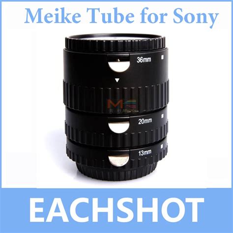 Meike MK S AF B ABS Auto Focus AF Macro Extension Tube Set For Sony