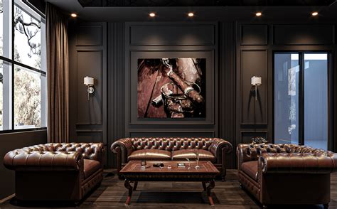 Cigar lounge on Behance