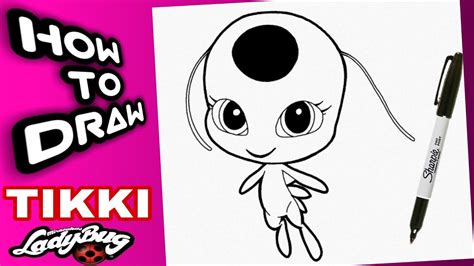 Como Dibujar Tikki De Ladybug How To Draw Tikki From Ladybug Disney