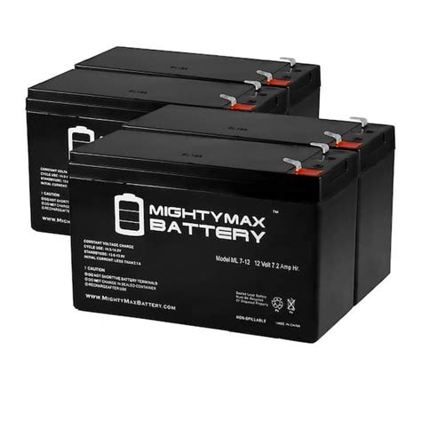 MIGHTY MAX BATTERY 12 Volt 7 2 Ah SLA Sealed Lead Acid AGM Type