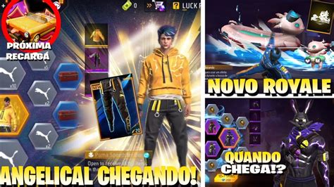 Novidades Free Fire Cal A Angelical Chegando Novos Eventos Skin Asa