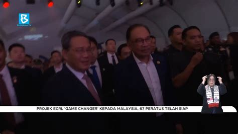 Projek Ecrl Game Changer Kepada Malaysia Peratus Telah Siap Youtube