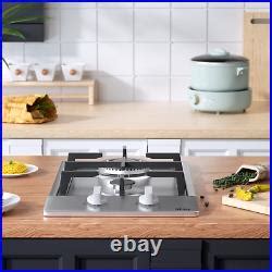 Iseasy Inch Gas Cooktops Burners Built In Gas Stove Stainless