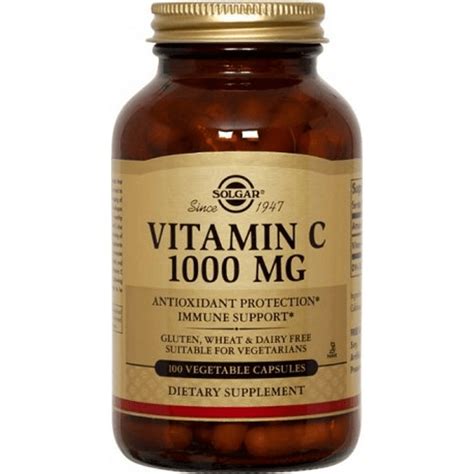 Vitamin C Mg Capsulas Solgar